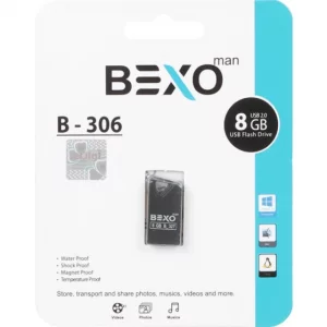 فلش مموری USB.2 بکسو مدل B-306 ظرفیت 8 گیگابایت