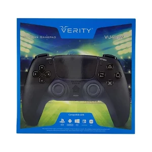 دسته بازی Verity مدل V-J4115W با طراحی ارگونومیک و شوک دوگانه