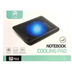 پایه خنک کننده لپ‌تاپ P-NET مدل P-702 با یک فن بزرگ