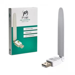 کارت شبکه بی‌سیم USB پی‌نت مدل CO.400 با آنتن