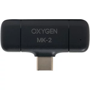 میکروفون بی‌سیم دو کاربره اکسیژن مدل MK2 (یقه‌ای، باکس شارژ، Type-C و لایتنینگ، مخصوص تولید محتوا)3
