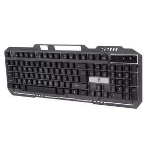 کیبورد گیمینگ پی نت مدل KB1700 نورپردازی RGB و حروف فارسی