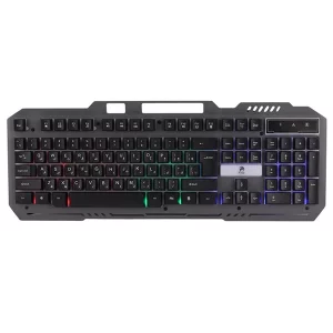 کیبورد گیمینگ پی نت مدل KB1700 با نورپردازی RGB و حروف فارسی