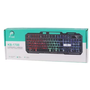 کیبورد گیمینگ پی نت مدل KB1700 با نورپردازی