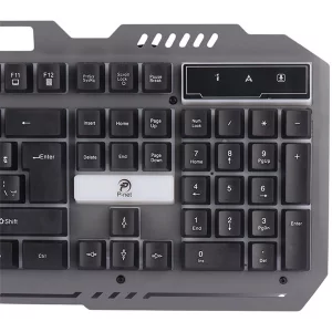 کیبورد گیمینگ پی نت مدل KB1700 با  RGB و حروف فارسی