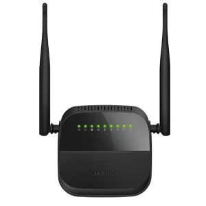 مودم +ADSL2 دی‌لینک مدل DL-124 وایرلس ۲ آنتن  با ۴ پورت LAN