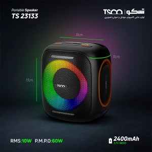 اسپیکر بلوتوثی قابل حمل تسکو مدل TS 23133 5