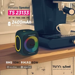 اسپیکر بلوتوثی قابل حمل تسکو مدل TS 23133 7