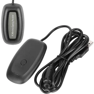 دسته بازی بی‌سیم کامپیوتر و  Xbox 360  همراه با دانگل مخصوص 3