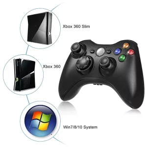 دسته بازی بی‌سیم کامپیوتر و  Xbox 360  همراه با دانگل مخصوص 6