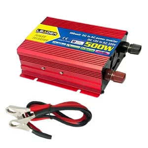 مبدل برق 220 ولت خودرو لیدر (اینورتر) 500 وات مدل SAA-500A 2