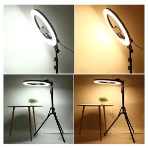 رینگ لایت حرفه‌ای 100 وات هیرو مدل FE-480 10