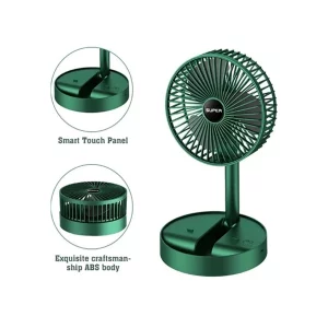 پنکه رومیزی تلسکوپی و تاشو مدل Folding Fan (تامین برق با USB) 4