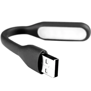 چراغ USB LED سیلیکونی انعطاف‌پذیر (رنگ‌های متنوع)