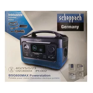 پاور استیشن 500 وات شپخ Scheppach BSG600MAX | ژنراتور برق همراه 6