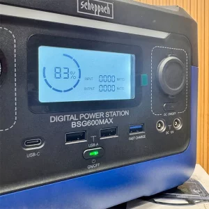 پاور استیشن 500 وات شپخ Scheppach BSG600MAX | ژنراتور برق همراه 8