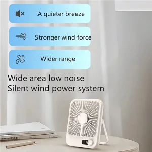 پنکه شارژی رومیزی فوق باریک ریمکس مدل RS-ZF03 8