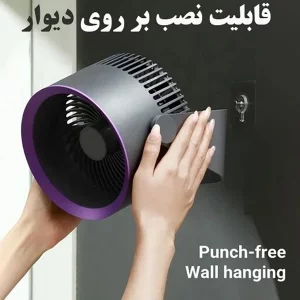 پنکه رومیزی شارژی گردشی ریمکس مدل F27 4