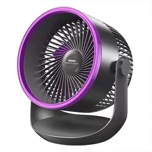 پنکه رومیزی شارژی گردشی ریمکس مدل F27