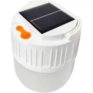 چراغ اضطراری و کمپینگ شارژی خورشیدی دوکاره (چراغ قوه و لامپ آویز) 4