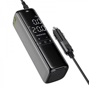 پمپ باد فندکی هوشمند خودرو بروفون Borofone FC1 4