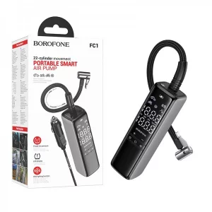 پمپ باد فندکی هوشمند خودرو بروفون Borofone FC1