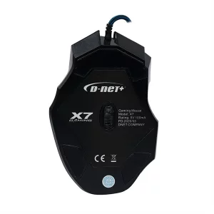 موس گیمینگ سیم دار دی نت D-net X7 با 7 کلید 3