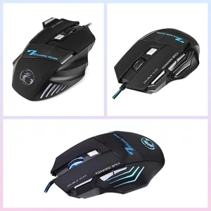 موس گیمینگ سیم دار دی نت D-net X7 با 7 کلید 5