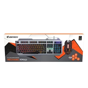 ست کیبورد و موس گیمینگ جرتک Jertech  KM950 2