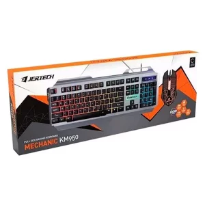 ست کیبورد و موس گیمینگ جرتک Jertech  KM950 4