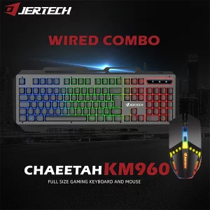 ست کیبورد و موس گیمینگ جرتک Jertech KM960 Cheetah 4