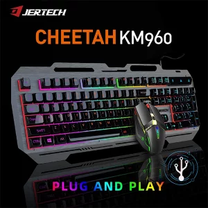 ست کیبورد و موس گیمینگ جرتک Jertech KM960 Cheetah 5