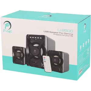 اسپیکر چند رسانه‌ای 2.1 کاناله پی نت مدل P-net U-2500 BT