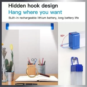 چراغ اضطراری و مهتابی شارژی LED مدل T530 (آهنربایی) 11