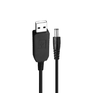 کابل مبدل USB به 12 ولت (افزاینده ولتاژ 5V به 12V)
