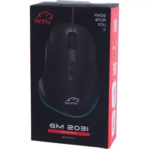 ماوس گیمینگ حرفه‌ای تسکو مدل GM 2031 با نورپردازی RGB 5