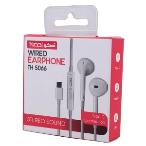 هندزفری سیمی تسکو مدل TH 5066 با کانکتور Type-C 4