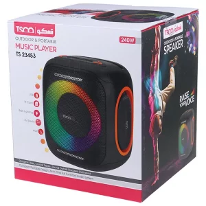 اسپیکر بلوتوثی قابل حمل تسکو مدل TS 23453 به همراه میکروفون 7