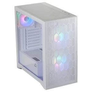 کیس گیمینگ تسکو GC 4508 THUNDERWAVE سفید | زیبایی برفی، تهویه طوفانی 4