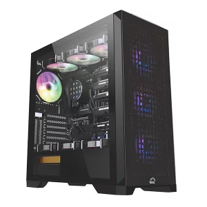 کیس گیمینگ تسکو GC 4511 مشکی | تهویه قدرتمند با طراحی خاص