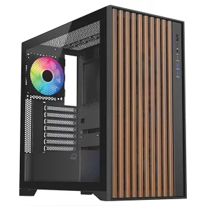 کیس گیمینگ تسکو GC 4512 VANIR مشکی | تلفیق چوب و قدرت