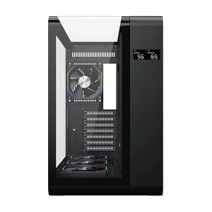 کیس گیمینگ تسکو GC 4515 مشکی | آکواریوم پانورامیک با نمایشگر دما 3