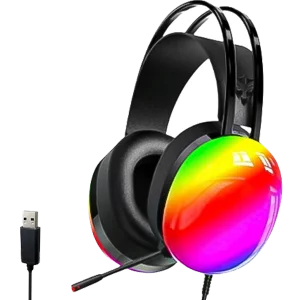 هدست گیمینگ حرفه‌ای G602 با صدای 7.1 کاناله و نورپردازی RGB