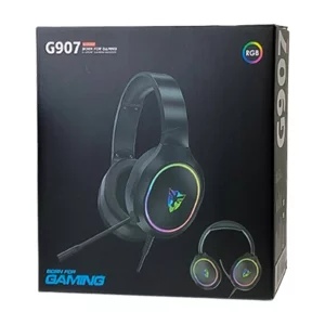 هدست گیمینگ G907 با صدای فراگیر 7.1، نورپردازی RGB و اتصال USB 3