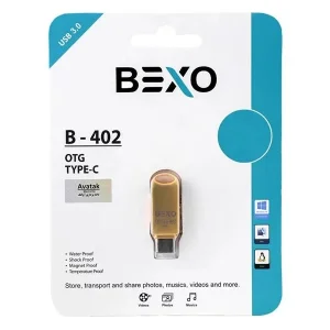 فلش مموری 128 گیگابایت بکسو مدل Bexo B-402 OTG Type-C USB 3.0