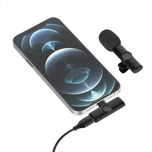 میکروفن یقه ای بی سیم K11 مخصوص آیفون (پورت لایتنینگ) 3