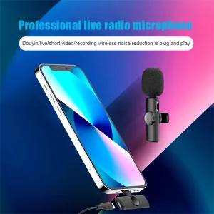 میکروفن یقه ای بی سیم K11 مخصوص آیفون (پورت لایتنینگ) 5