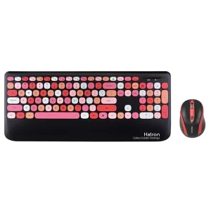 کیبورد و موس بی سیم هترون مدل Hatron HKCW350 3