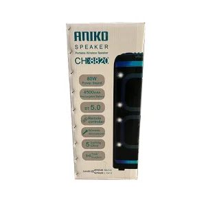 اسپیکر پارتی باکس بلوتوثی آنیکو مدل Aniko CH-8820 به همراه میکروفون و ریموت 7