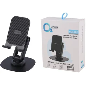 پایه نگهدارنده و هولدر رومیزی موبایل و تبلت اکسیژن مدل Oxygen HD22 (چرخشی ۳۶۰ درجه) 2